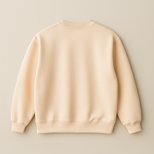 Peach Cocoon Oversized Sweat shirt