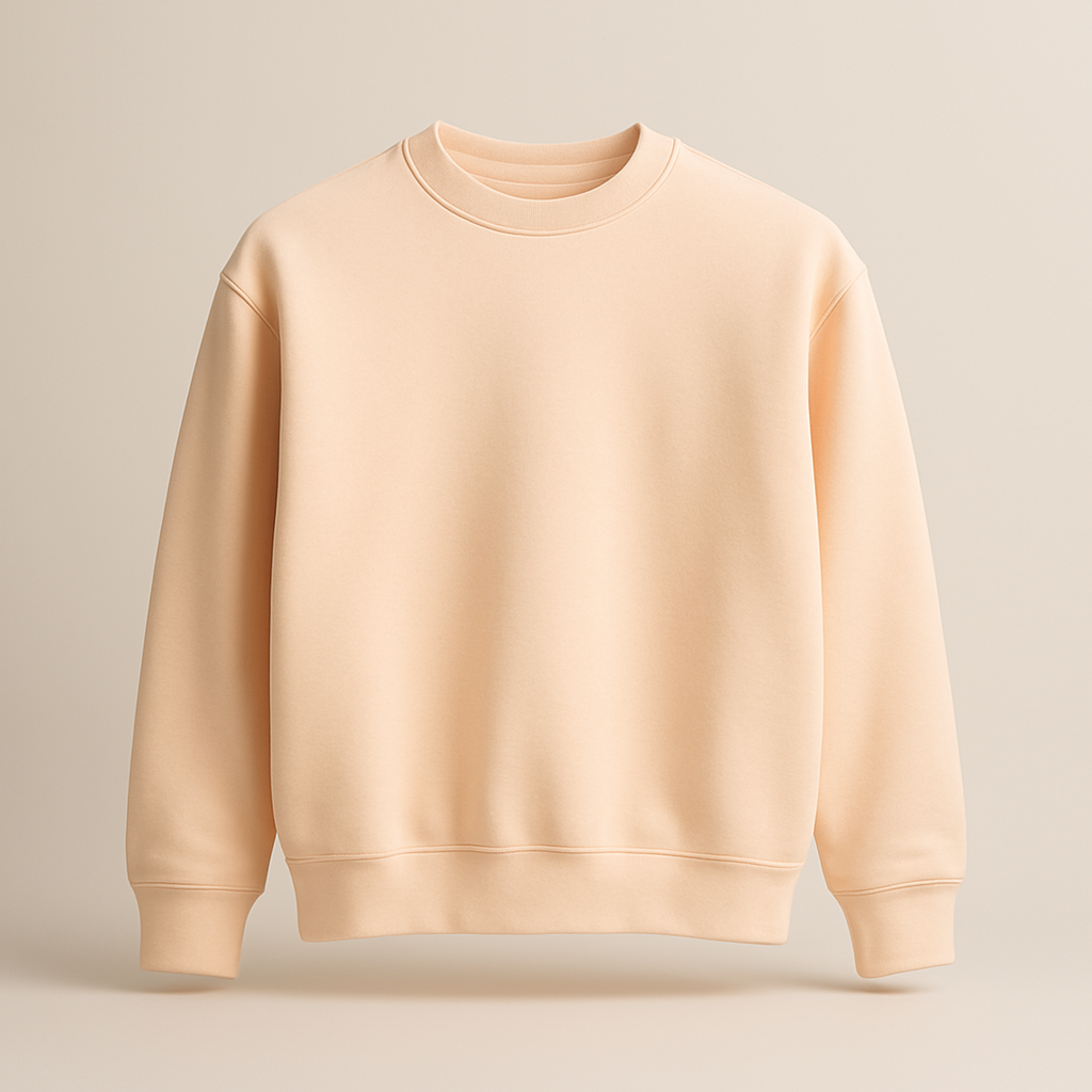 Peach Cocoon Oversized Sweat shirt