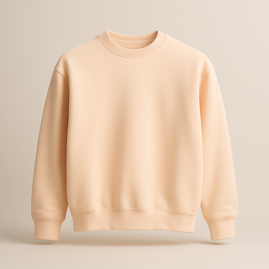 Peach Cocoon Oversized Sweat shirt