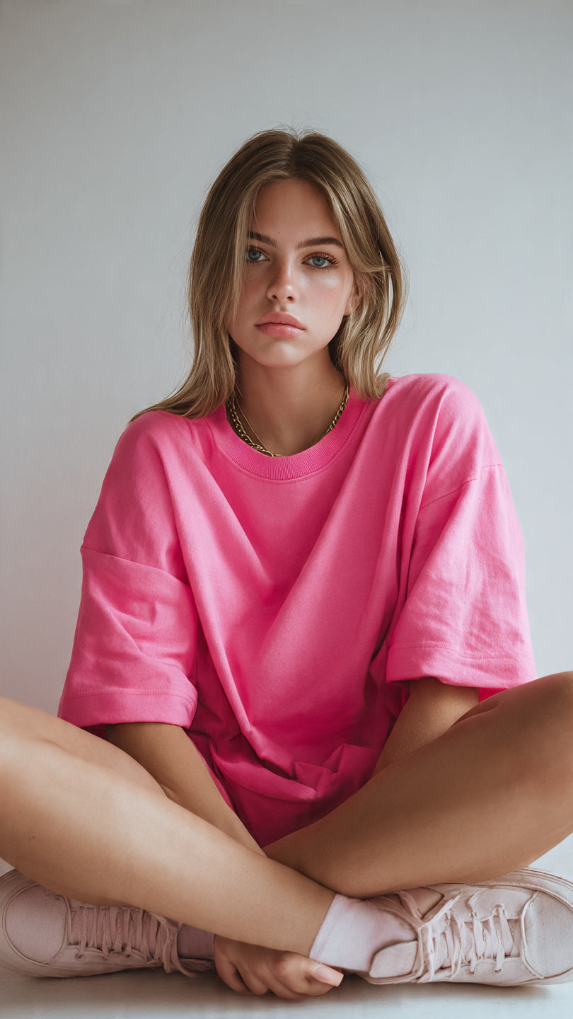 Pinkwave Oversize For Girls  T-Shirt