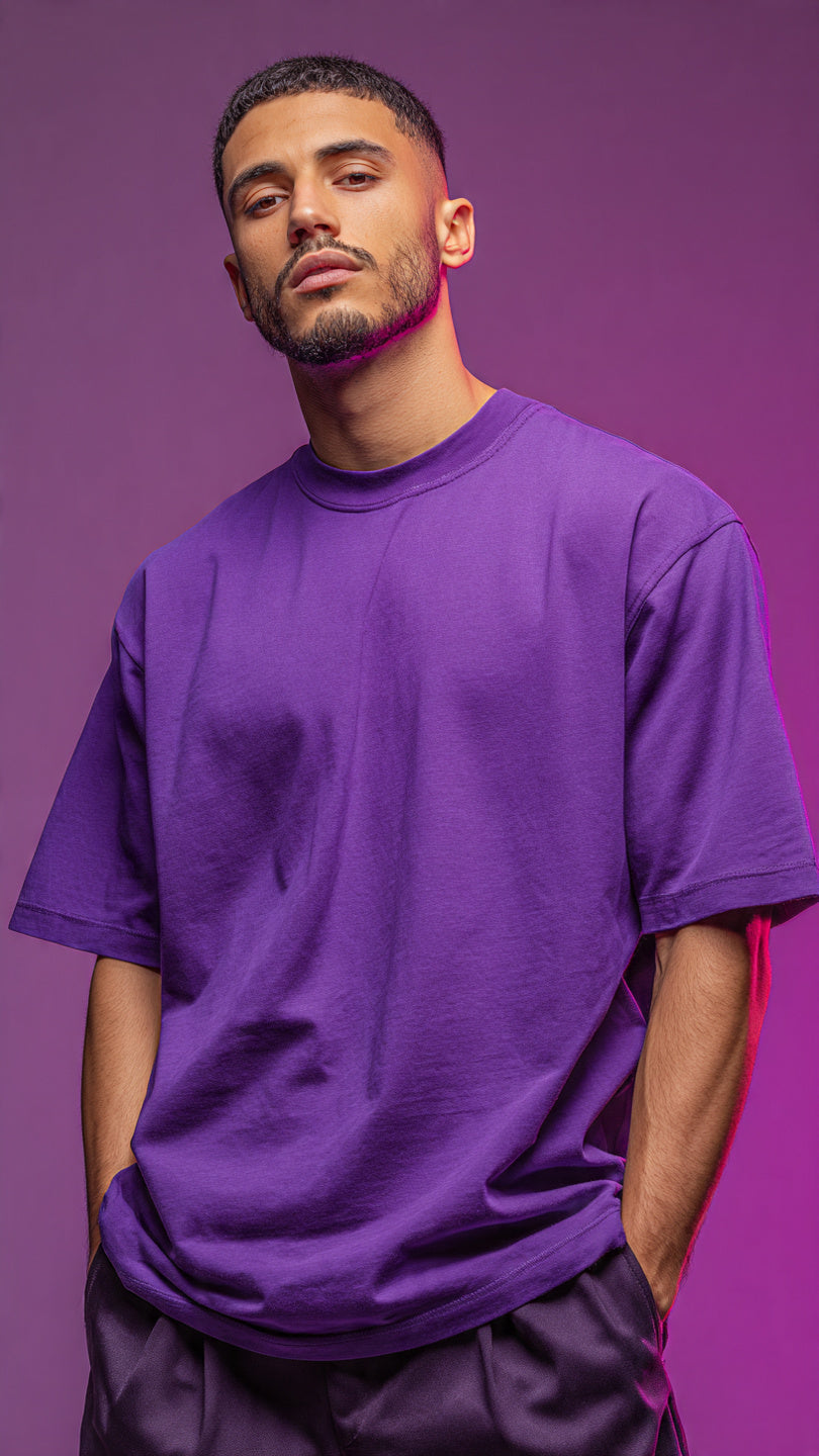 Royal Aura Oversized T-Shirt