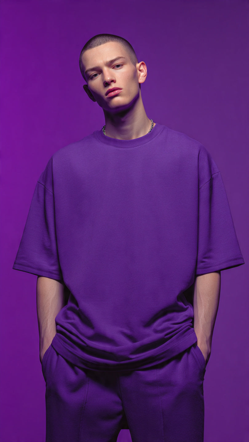 Royal Aura Oversized T-Shirt